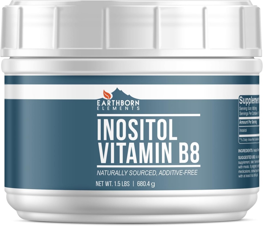 Éléments terriens Inositol (1,5 lb), vitamine B8, toujours pur