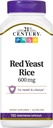 21st Century Red Fermented Rice, Herbal Extract- 150 Vegetarian Capsules