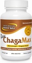 North American Herb & Spice ChagaMax - 90 capsules - Adaptogène, support adrénal, endurance et étamine - Supplément de champignons sauvages Chaga, herbes alimentaires entières - Non-OGM - 90 portions totales