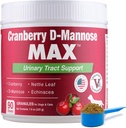 Cranberry D Mannose MAX- Dog Urinary Tract (UT) Health, Bladder and Kidney Support Supplement - UTI Bladder Control for Dogs-Granules (90 Doses)