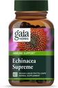 Gaia Herbes Echinacea Supreme - Supplément de soutien immunitaire - Echinacea Purpurea & Angustifolia Blend pour soutenir le système immunitaire* - 60 Capsules Phyto-Liquides Vegan (30 jours d'approvisionnement)