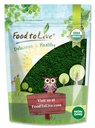 Mélange de poudre d'algues biologiques, 4 livres – spiruline et chlorella 50/50 mélange, non-OGM, riche en chlorophylle, brut, pur, végétalien superfood, en vrac, idéal pour les smoothies, bonne source de protéines