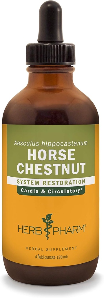 Herb Pharm Horse Chestnut extrait liquide pour les veines saines et la circulation - 4 Once