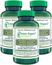 Suppléments bio verts Butterbur, Feverfew, analgésique, analgésique, et suppresseur de maux de tête, 90 VCaps, haute absorption, non OGM, sans gluten (paquet de 3)