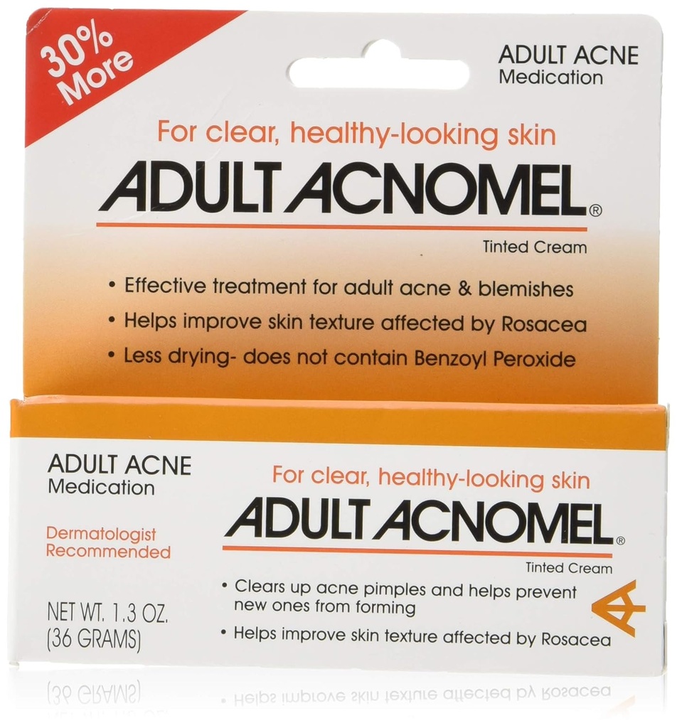 Médicaments pour adultes à base d'acné Acnomel 1,3 Oz (paquet de 2)