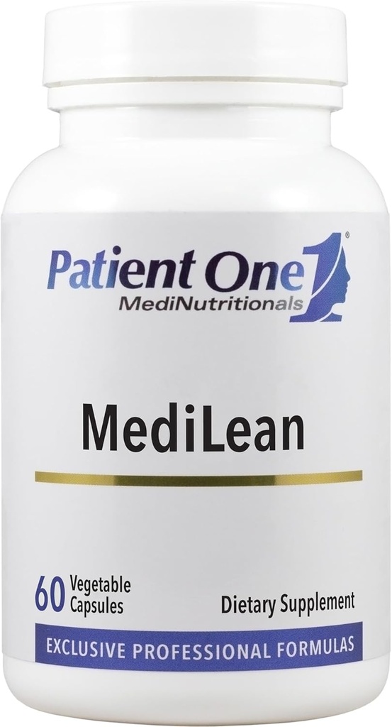 Patiente 1 MediLean. Supplément pour soutenir la santé cardiaque et métabolique. * Avec Capsicum, Chrome et plus 60 Capsules
