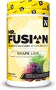 Nutrithority M. Fusion Pre Workout Supplement, Lime de raisin, 40 portions - Intense Focus & Pumps, Booster à oxyde nitrique, Pas de crash - Poudre d'énergie puissante pour augmenter la force et les gains