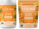 Ultima Replenisher Mélange de poudre d'électrolyte – sans sucre – orange, 90 boîtes de service et 20 sacs à bâtons – 6 électrolytes et minéraux – Keto Friendly, Vegan, Non-OGM
