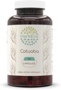 HerbEra Catuaba 120 Capsules, 500 mg, Catuaba sauvage (Erythroxylum catuaba) Barre séchée (120 Capsules)