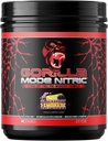 Gorilla Mind - Gorilla Mode Nitrique amélioré Stimulant libre pré-entraînement – Meilleur Dégustation et plus efficace Stimulant libre pré-entraînement / Massive pompe · Vasodilatation · Puissance / 780 Grams (BlackBerry Lemonade)