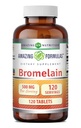 Formules étonnantes Bromélain 500 Mg (300 GDU) , Supplément de comprimés , Non-GMO , Sans gluten , Fabriqué aux États-Unis (1 Pack , 120 Compte)