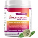 MultiAbsorb~Immune Booster, Poudre multinutriente pour la santé optimale et le soutien immunitaire, Vitamines, Minéraux, Antioxydants, Santé des yeux, Pas de remplissage, Naturel, Non-OGM, 30 portions (non aromatisées)