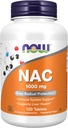 MAINTENANT compléments alimentaires, NAC (N-acétyl-Cysteine) 1 000 mg, protection radicale libre*, 120 comprimés