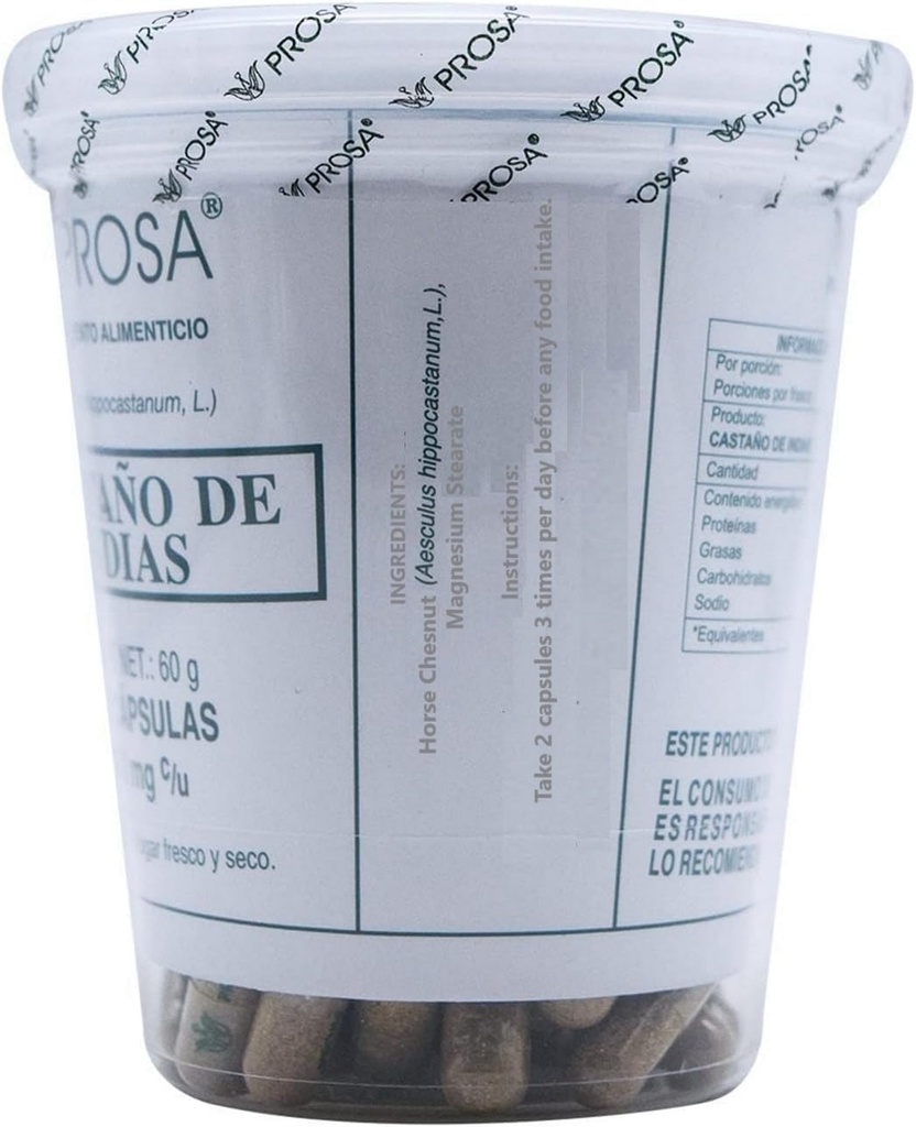 Châtaigne de cheval, prosa, 150 gélules