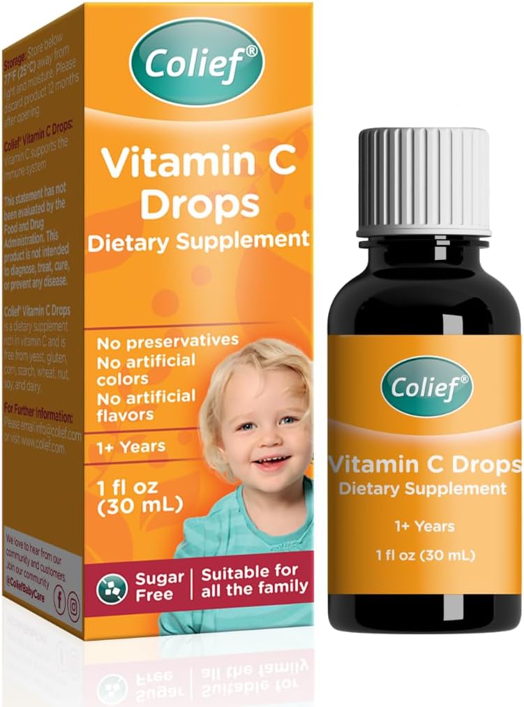 Colief Vitamine C gouttes pour les bébés.