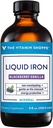 La Vitamine Shoppe Fer liquide, BlackBerry Vanilla Aromatisé, Facilement absorbé, Non Constipant, Production d'énergie Immune support (8 fluides liquides)