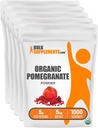 BulkSupplements.com Poudre de grenade biologique - Supplément de grenade pour le soutien immunitaire, supplément à base de plantes - sans gluten, 5g par portion, 5kg (11 lbs) (paquet de 5)