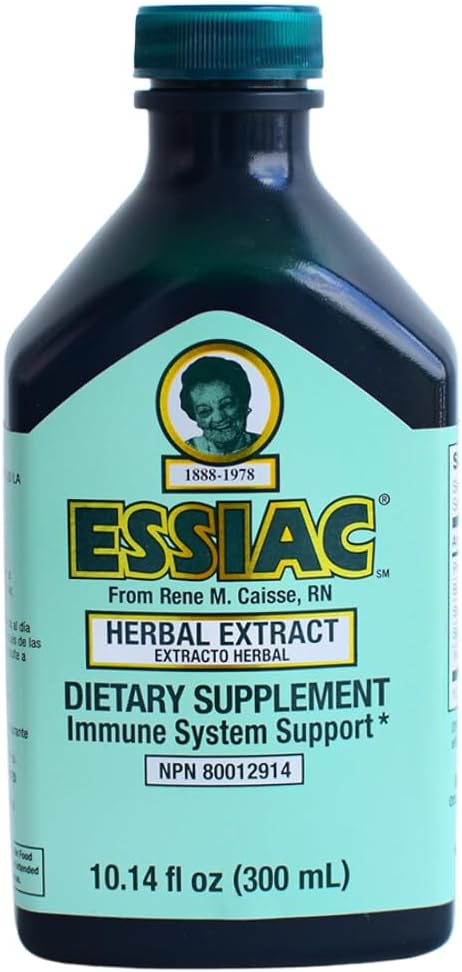 Extrait de liquide à base de plantes d'origine Essiac – 10,14 fl oz bouteille.