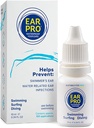 Ear Pro Toutes les gouttes d'oreille naturelles pour les enfants et les adultes - Sécuritaire et facile à utiliser La goutte de protection de l'oreille aide à prévenir le piégeage de l'eau, les problèmes d'oreille liés à l'eau, et à protéger l'ouïe, (100 utilisations, 1 paquet)