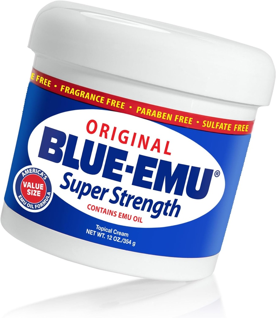 Crème Emu Bleue, 1 Pack 12 oz