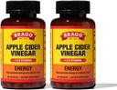Bragg Energy Apple Cider Vinegar Capsules with B-12 Vitamins - 90 Capsules (2 Pack) – Weight Management - Non-GMO, Vegan, Gluten Free - Helps Generate Energy at Cellular Level for Men and Women