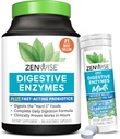 Enzymes digestifs de santé Zenwise et menthe poivrée à croquer – Enzymes digestifs, enzymes multiples probiotiques avec probiotiques pour les femmes et les hommes dans les capsules et la menthe poivrée pratique à croquer