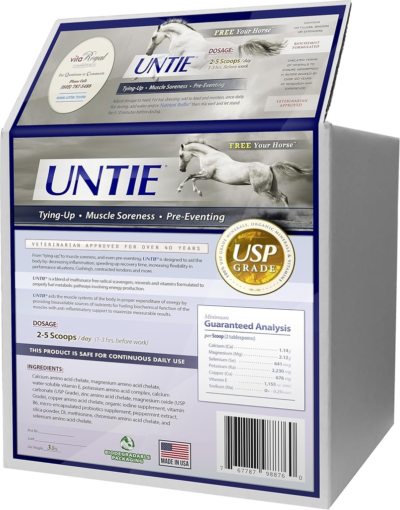 pour Chevaux - Support inflammatoire, musculaire et articulaire - 100% Absorbable (3 lbs.)