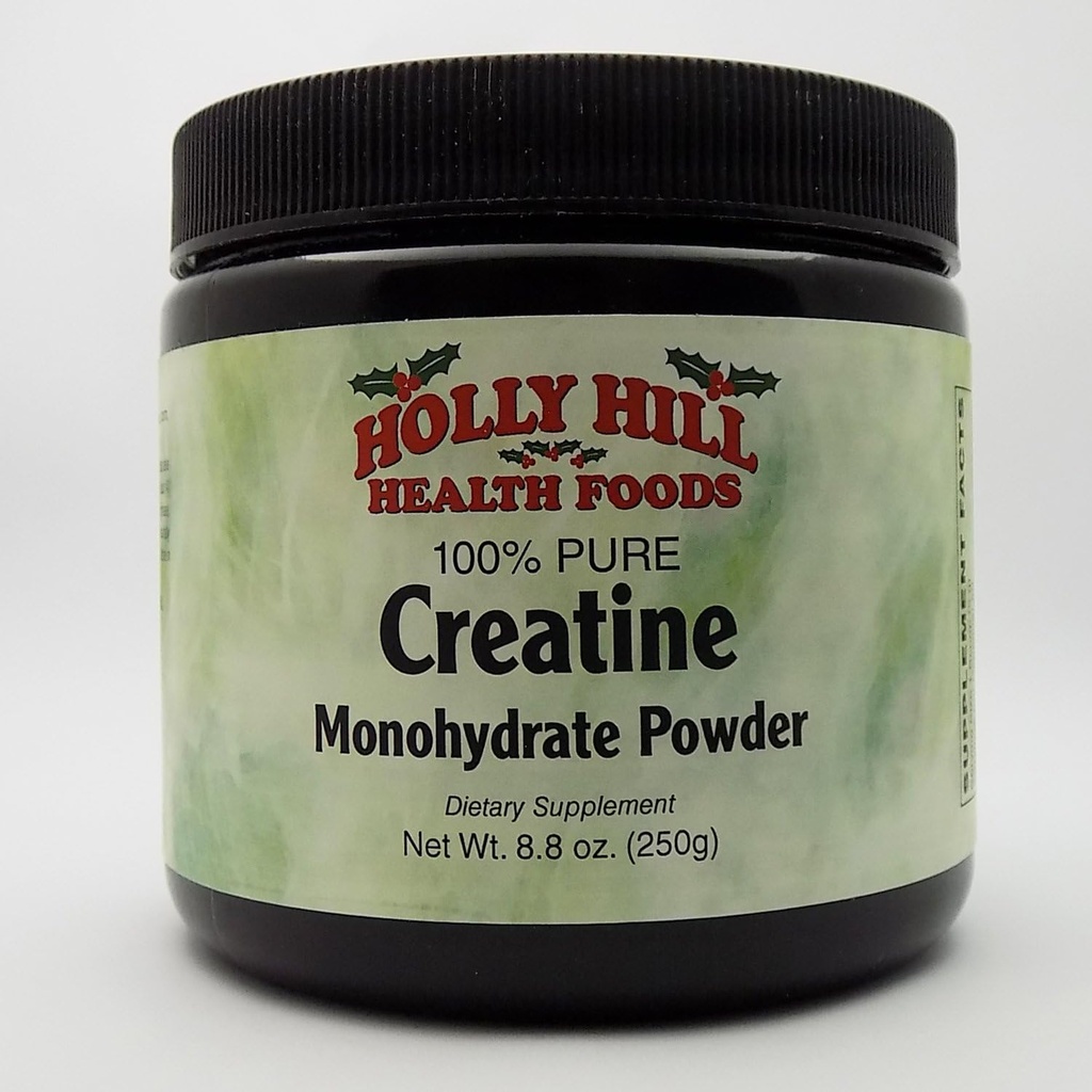 Holly Hill Health Foods, 100% poudre monohydratée de créatine pure, 8,8 onces