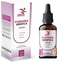 Pueraria Mirifica gouttes de qualité premium d'extrait liquide à base de plantes non-OGM, biologique, végétalien, sans alcool Teinture de 2 Fl Oz (60ml)