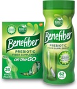 Benefiber Daily complément de fibre diététique prébiotique Powder Stick Packs, 28 Sticks, 3,92 Onces Chaque et Benefiber Daily supplément de fibre diététique prébiotique, 62 portions / 8,7 Ounces