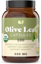 Produits naturels complets Capsules d'olives biologiques - 550mg, 100 Compte, 1100mg par portion