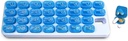 31 Day Monthly Pill Pod Organizer for Easy Medication Management - Stay on Track with Daily Vitamin Supplement Med Boxes, Ready for Travel