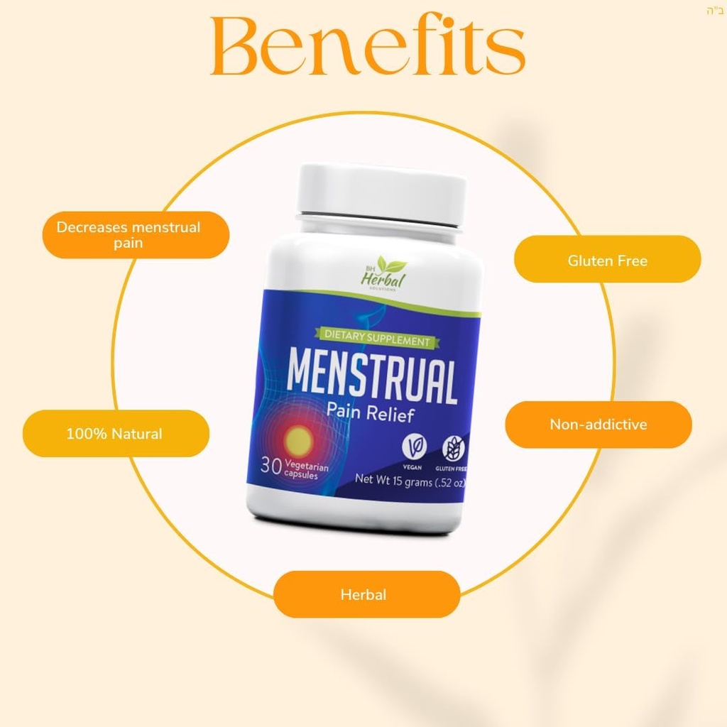 Relief des symptômes de la période menstruelle - Relief des crampes prémenstruelles - 100% naturel et à base de plantes