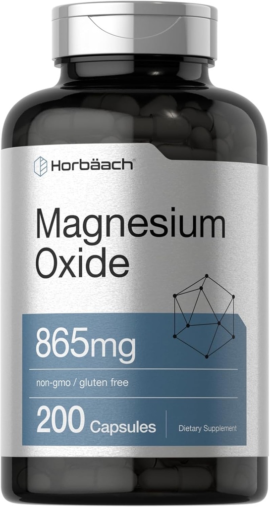 Horbäach Oxyde de magnésium 865 mg de 200 capsules