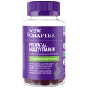 Nouveau chapitre Gummies multivitamines prénatales – 67% Moins de sucre, Gummies prénatales pour maman et bébé en bonne santé avec méthylfolate, vitamine D3, Choline + Gingembre, Non-OGM, Sans gluten, Berry Citrus, 90ct