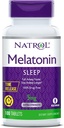 Natrol Mélatonine à libération temporelle 5 mg, supplément alimentaire pour sommeil reposé *, 100 comprimés (paquet de 2), 200 jours d'approvisionnement