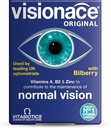 Vitabiotics Visionace Original - Nutritional Multivitamin for Normal Vision | Vitamins A, B2 and Zinc - 30 Tablets