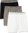 Organic Signatures Boxers homme 100% coton biologique, Boxers doux pour hommes, 3-Pack