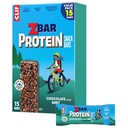 Protéines de Zbar - Menthe aromatisée au chocolat - Barres de snack croustillantes - Fabriqué avec de l'avoine biologique - Non-OGM - Protéines 5g - Barres de protéines sans gluten (15 Pack)
