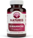 D MANNOSE avec extrait de canneberge et vitamine C - Nettoyant et santé de la vésicule urinaire - Protège contre les infections urinaires UTI - Impuretés naturelles de la grippe et de la désintoxication