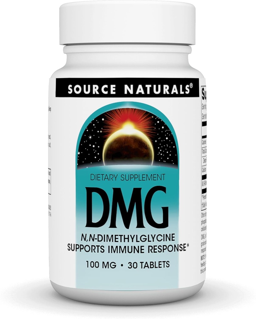 Source Naturals, Inc. DMG 100mg 30 Comprimé