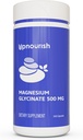 UpNourish Magnesium Glycinate Chelate 500mg Capsules - Highly Absorbable Chelated Magnesium - Pure Magnesium Supplement for Sleep & Calm Support, Nervous, Muscle & Bone Health