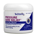 TriDerma MD Crème de soulagement des plaies de pression pour le traitement des plaies de lit, Ulcers, plaies de pression, guérison des plaies, peau chafée et plaies de peau dure à guérir avec calendula et AP4 Aloe, 4 oz Jar
