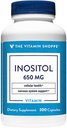 L'Inositol 650MG de Vitamine Shoppe soutient une fonction hépatique et cellulaire saine (300 capsules)