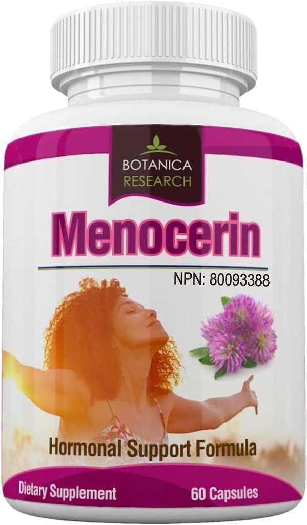 Ménopause Relief Support for Hot Flashes Nights Sweats Hormonal Balance Support Supplément pour femmes Estrogen Wild Yam Black Cohosh Vitamines Lorice Root Herb Red Clover Extract Chasteberry Pills