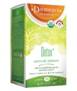 Davidson's Organics, Infusions ayurvédiques, Detox, Sacs à thé de 25 cents, Pack de 6