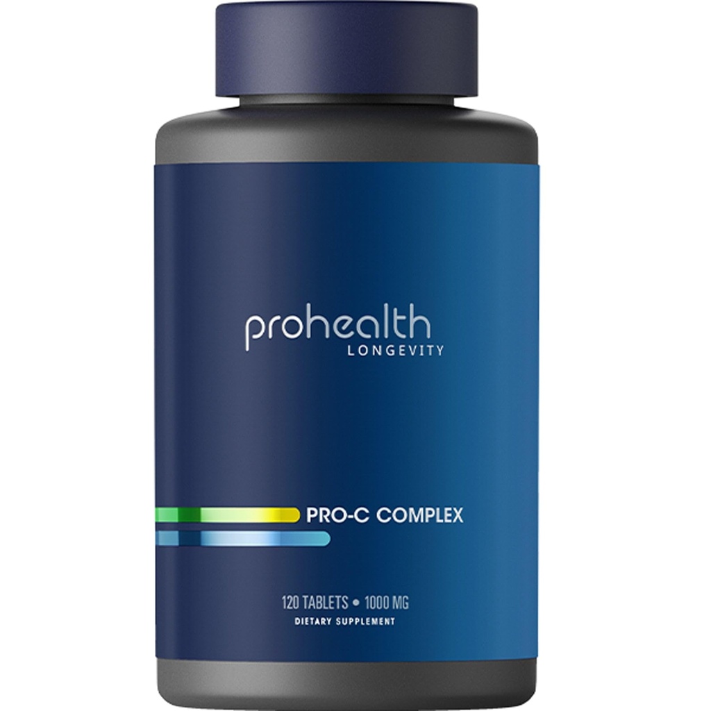ProHealth Pro-C Complex™ (1000 mg, 120 Tablets) (Vitamin C with Bioflavonoids, Acerola, Rose Hips and Rutin)