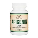 Supplément d'apigenine - 50mg par gélule, 120 Nombre (puissant bioflavonoïde trouvé dans le thé camomille pour la relaxation, le sommeil et l'humeur) Flavonols sénolytiques pour le vieillissement (sans gluten) par Double Wood