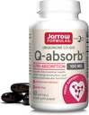 Formules de Jarrow Q-absorb Co-Q10 100 mg - 60 Softgels - Supplément alimentaire - Support antioxydant pour la production d'énergie mitochondriale et la santé cardiovasculaire - jusqu'à 60 portions