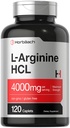 Horbäach L-Arginine HCL 4000mg.120 Caplets.